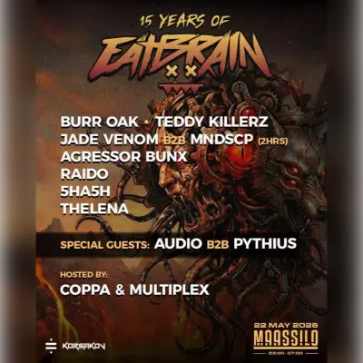 15 Years of Eatbrain at Maassilo Rotterdam: Neurofunk's Biggest Anniversary Yet