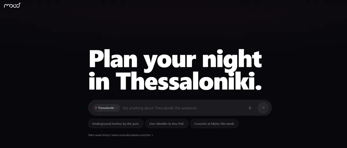 Crowd at a live music venue in Thessaloniki