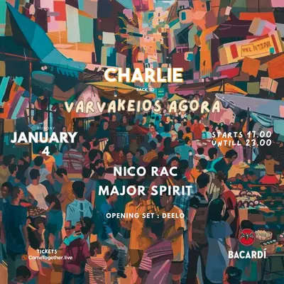 Charlie at Varvakeios Agora: όταν η House συναντά την καρδιά της Αθήνας