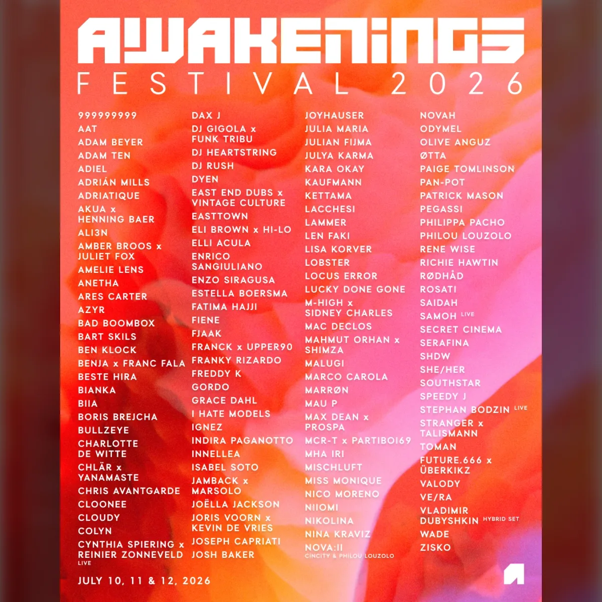 Crowd at the Awakenings techno festival